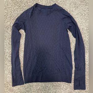 Blue warm Lululemon sweater
